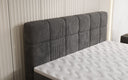 Boxspringbett Vera in Cord mit hohen Füßen