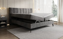 Boxspringbett Ines in Cord mit Stauraum
