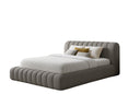Designer Upholstered Bed Selene Bouclé with Storage