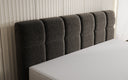 Boxspringbett Nala in Strukturstoff mit Schwebeoptik