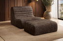 Designer armchair Remo in Corduroy