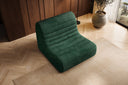 Designer armchair Remo in Corduroy