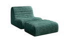 Designer armchair Remo in Corduroy