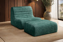 Designer armchair Remo in Corduroy