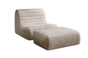 Designer armchair Remo in Corduroy