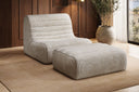 Designer armchair Remo in Corduroy