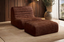 Designer armchair Remo in Corduroy