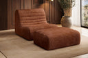 Designer armchair Remo in Corduroy