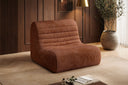 Designer armchair Remo in Corduroy