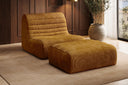 Designer armchair Remo in Corduroy