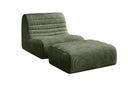 Designer armchair Remo in Corduroy