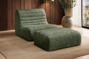 Designer armchair Remo in Corduroy