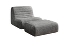 Designer armchair Remo in Corduroy