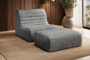 Designer armchair Remo in Corduroy