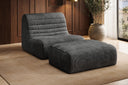 Designer armchair Remo in Corduroy