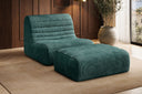 Designer armchair Remo in Corduroy