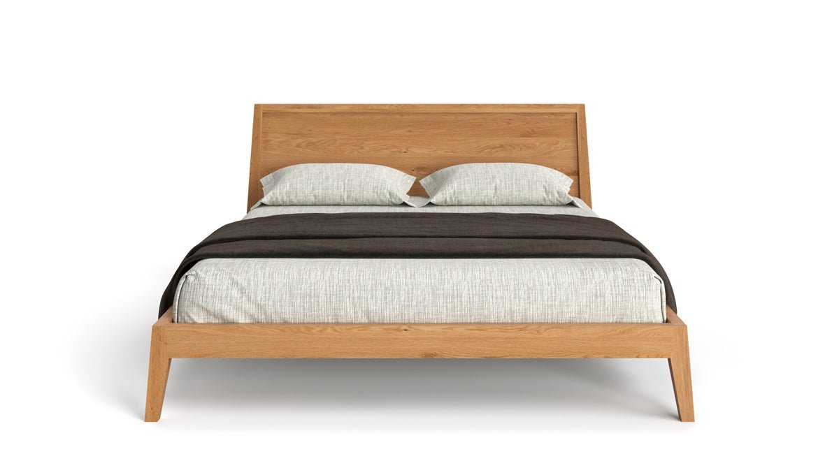 Designer Wooden Bed Kaja made of solid Oak