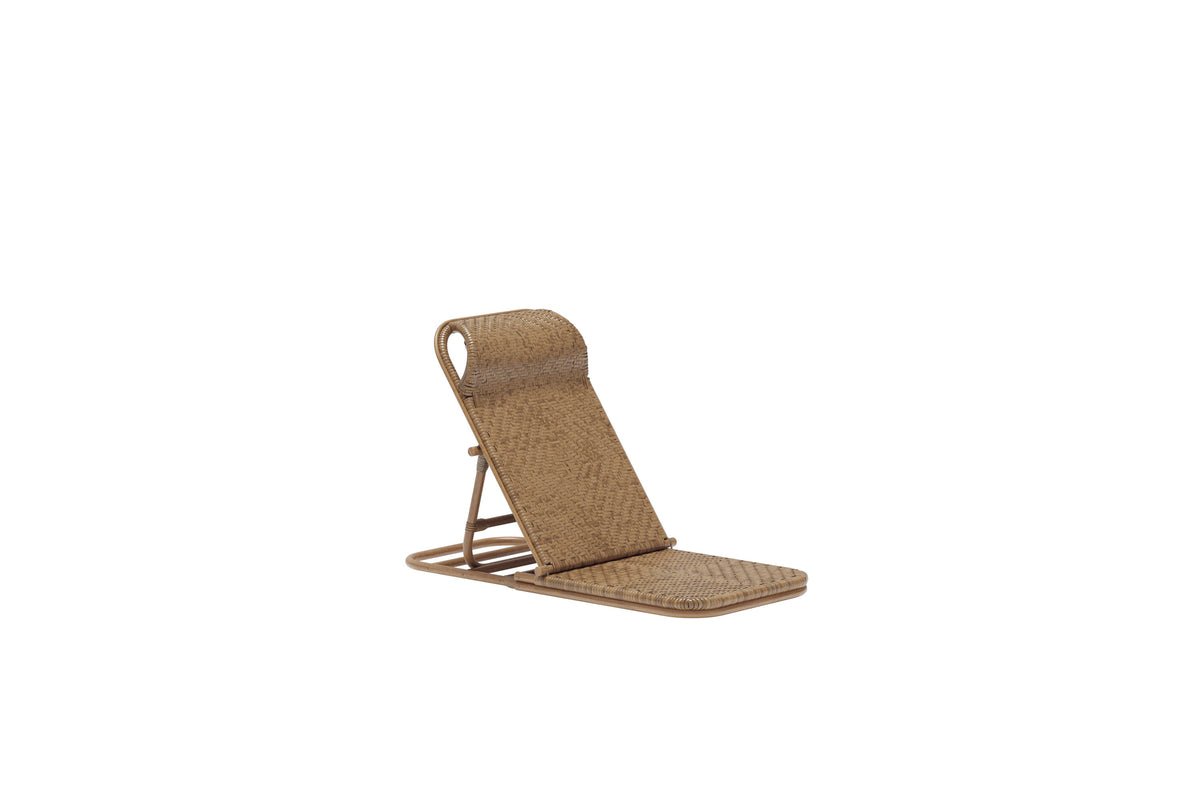 Sonnenliege Tirona - aus braunem Rattan