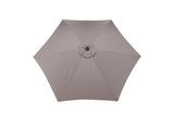 Sonnenschirm Imperia – Ø300 cm aus grauem Polyester