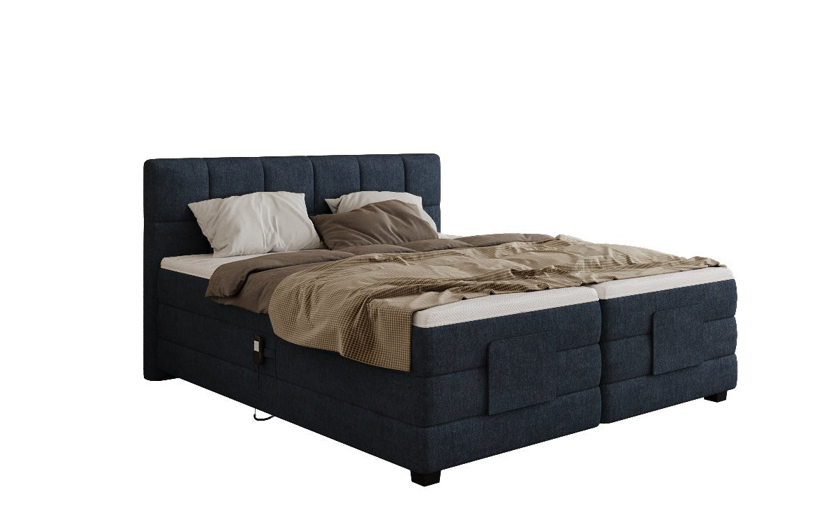 Boxspringbett Monaco - elektrisch verstellbar in Stoff