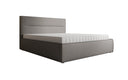 Designer upholstered bed Merry in fabric with storage