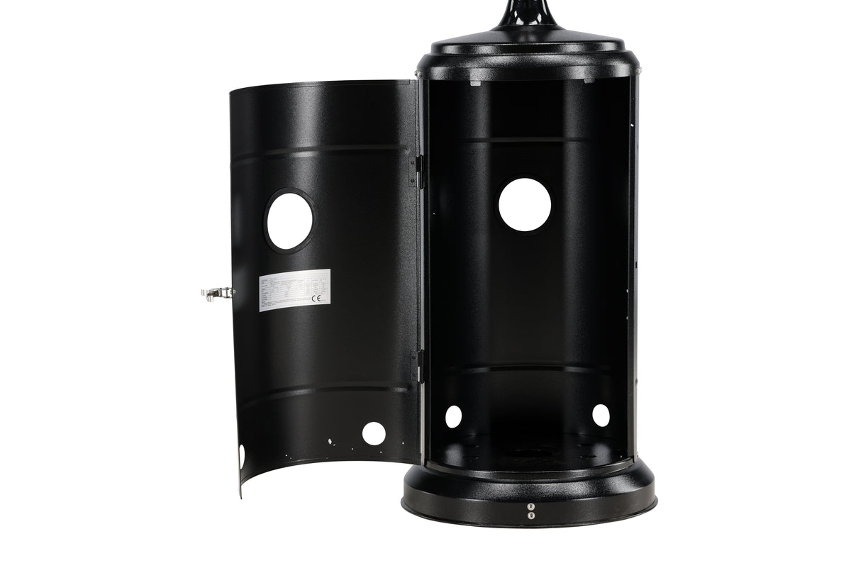 Patio heater Fiero - made of metal in Black