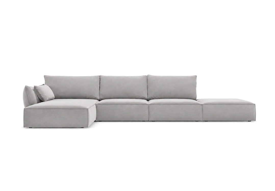 Designer Sofa Nuvola L Open in Samt