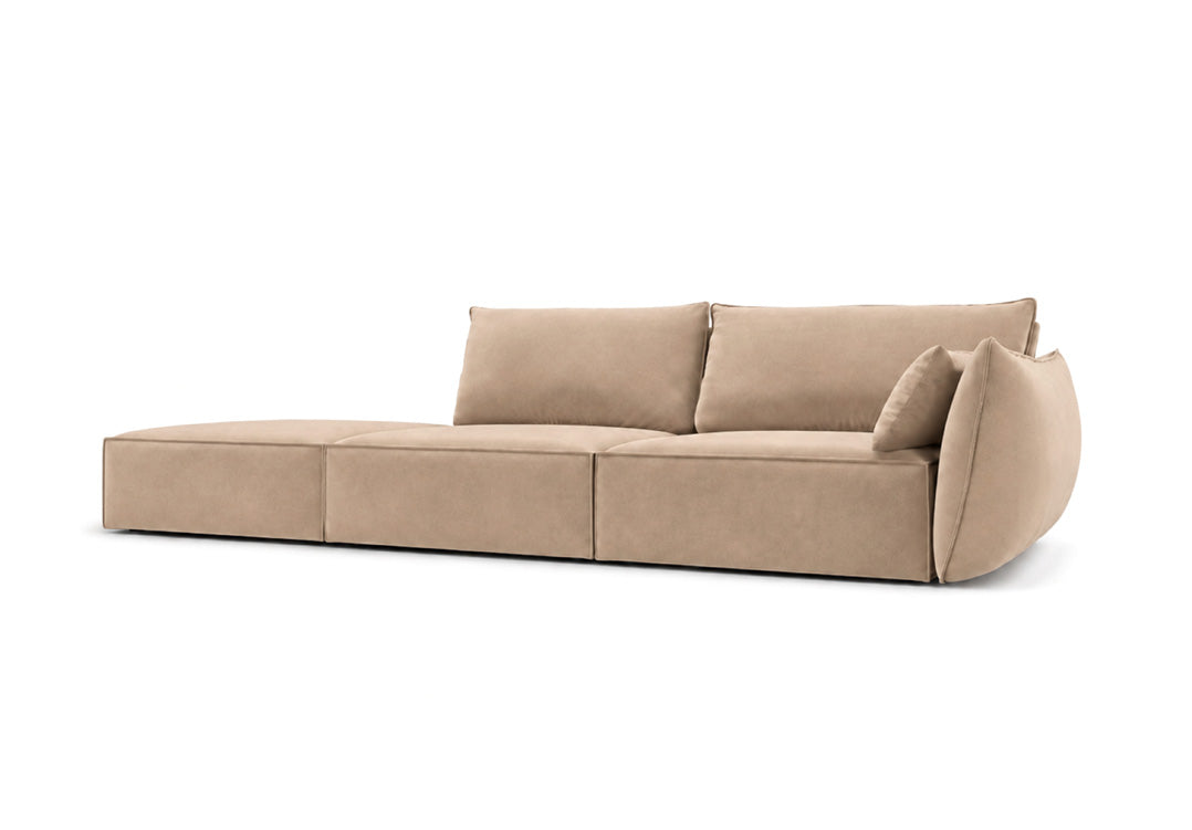 Designer Sofa Chaise Longue Nuvola in Samt