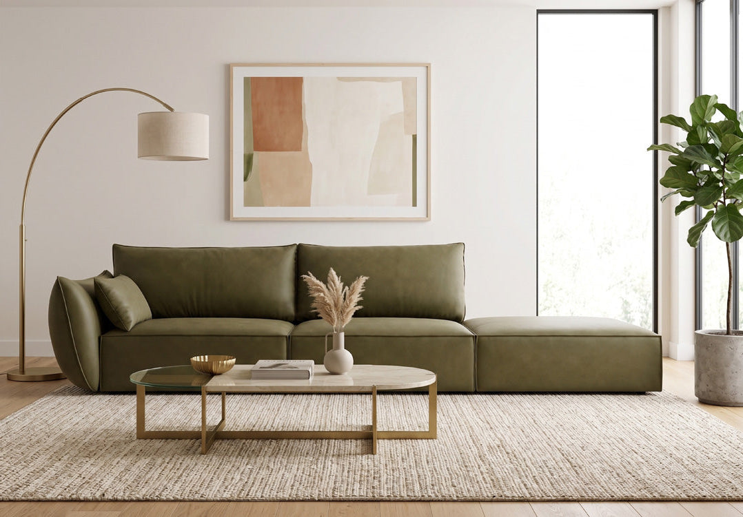 Designer Sofa Chaise Longue Nuvola in Samt