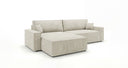 Designer Ecksofa Vienna mit Schlaf- und Klappfunktion in Cord