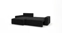 Designer Ecksofa Vienna mit Schlaf- und Klappfunktion in Cord