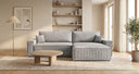 Designer Ecksofa Vienna mit Schlaf- und Klappfunktion in Cord