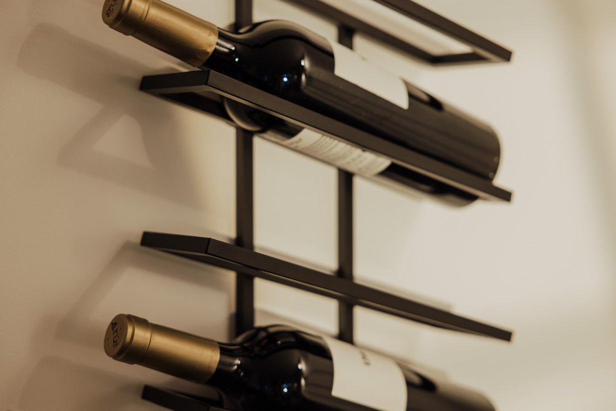 Wine Rack Vinia – Wall Shelf Made of Metal for Stylish Wine Storage