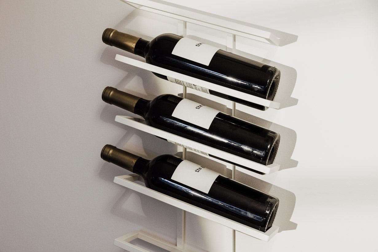 Wine Rack Vinia – Wall Shelf Made of Metal for Stylish Wine Storage