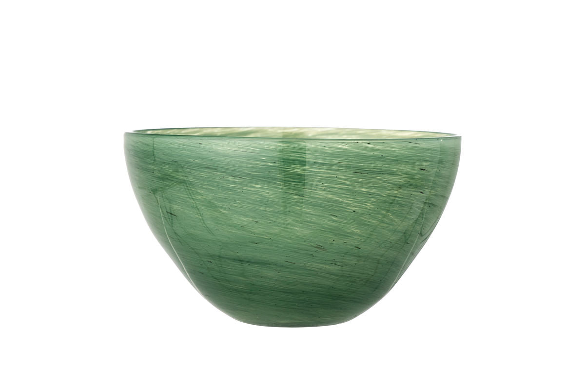 Bowl Smeralda – made of glass in the color Green