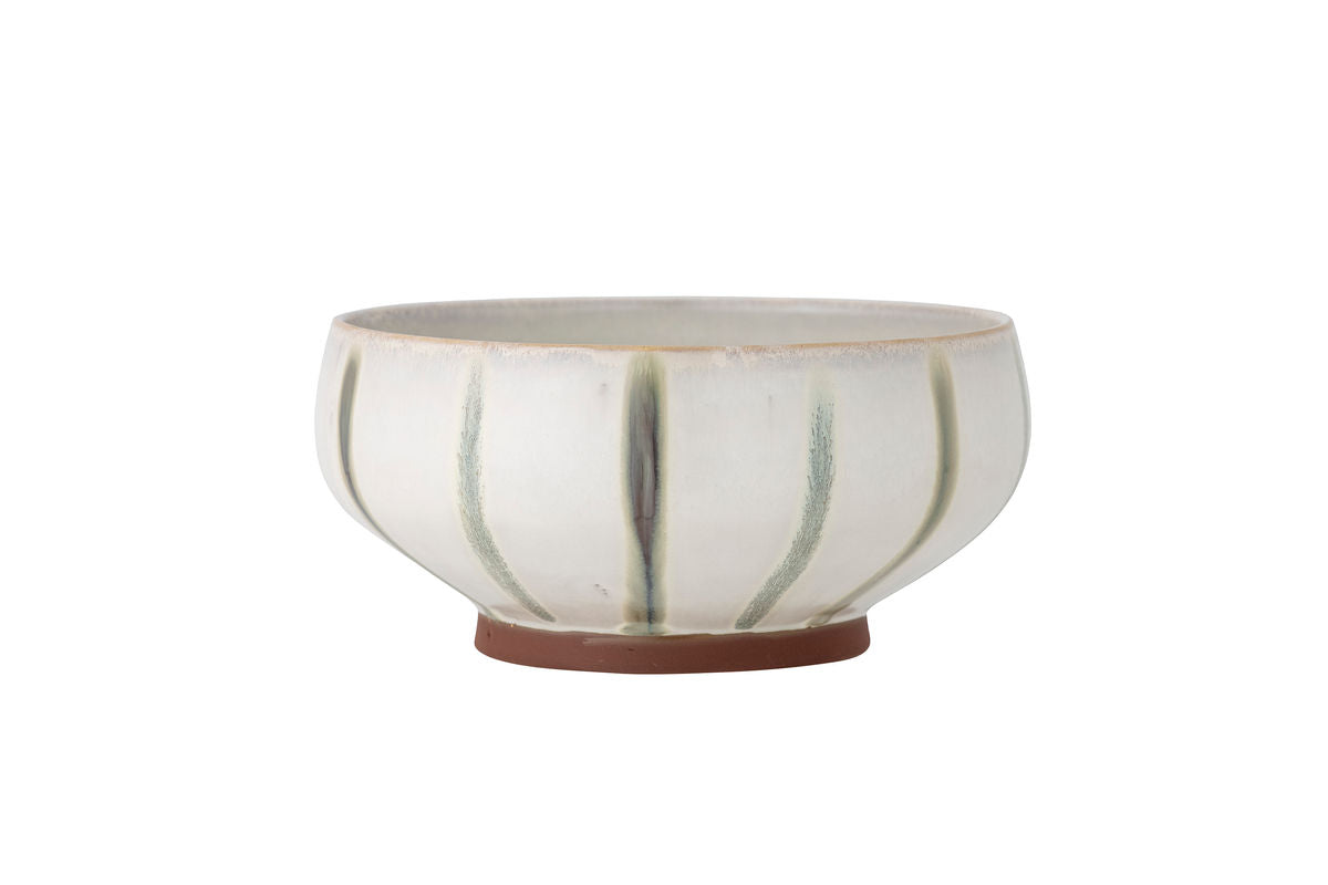 Bowl Sofi - Hand-painted Stoneware in Gray