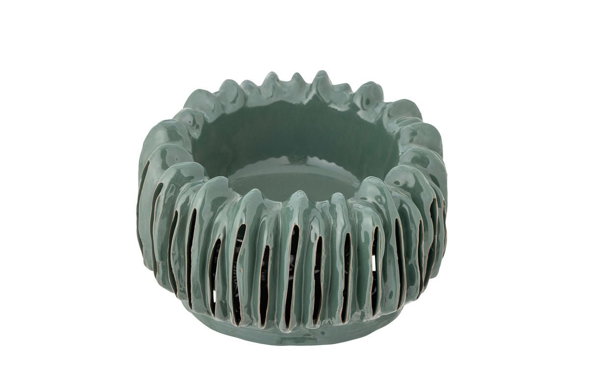 Flower Pot Woodcut – with Hand-Carved Slits