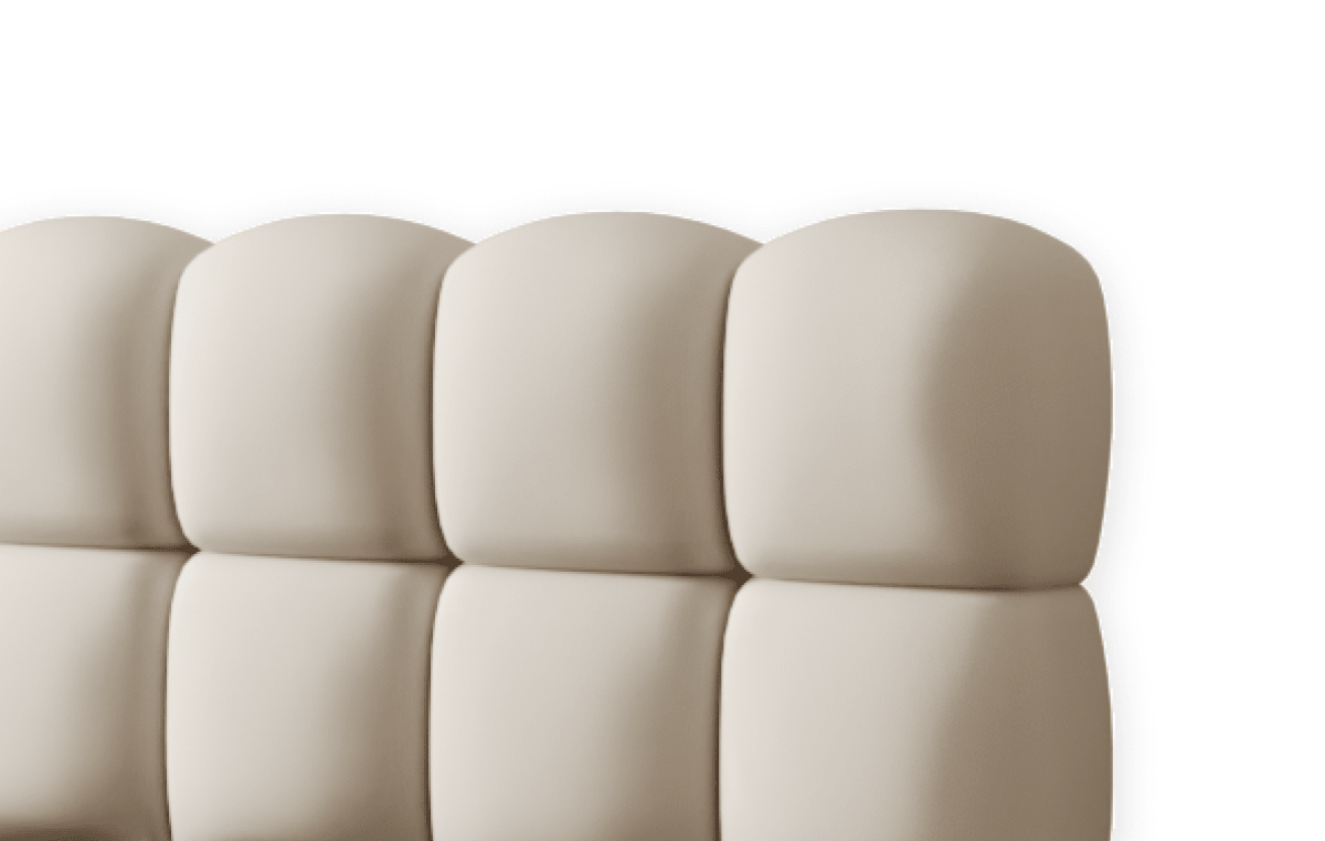 Custom Upholstered Bed: Headboard