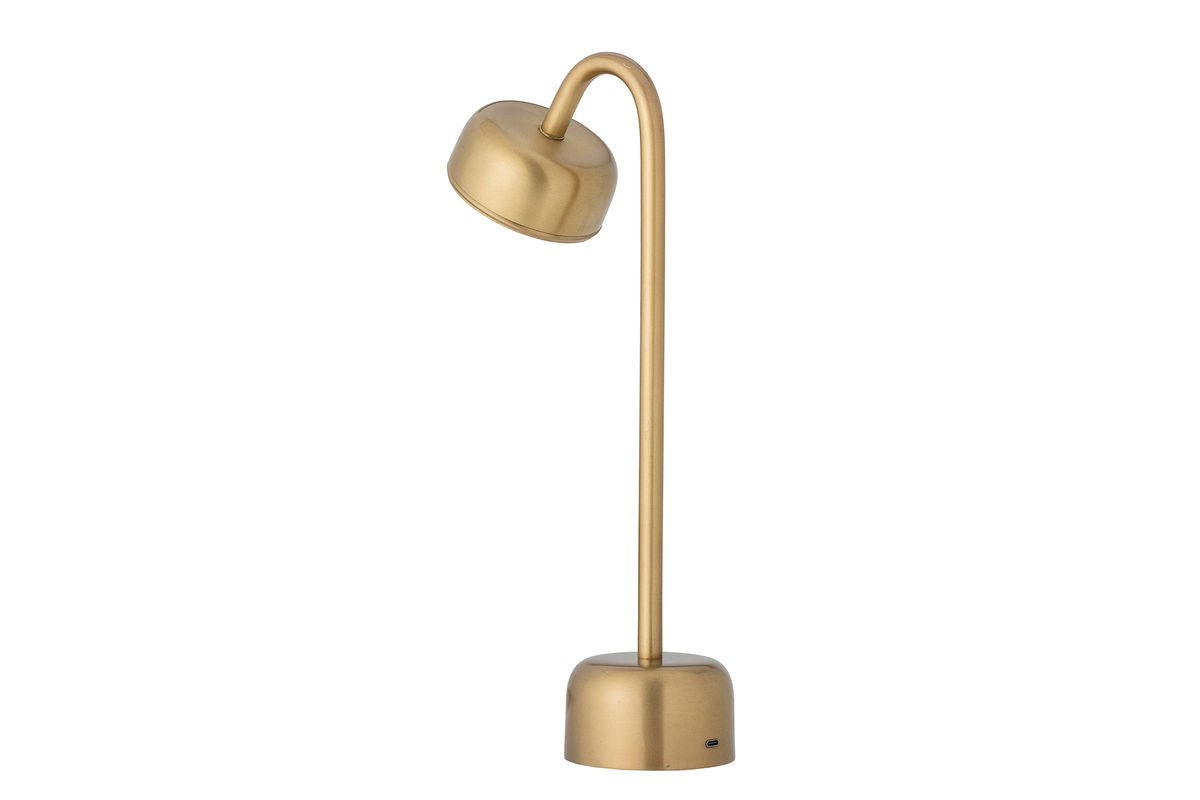 Portable Table Lamp Odis – Rechargeable in Brass Finish