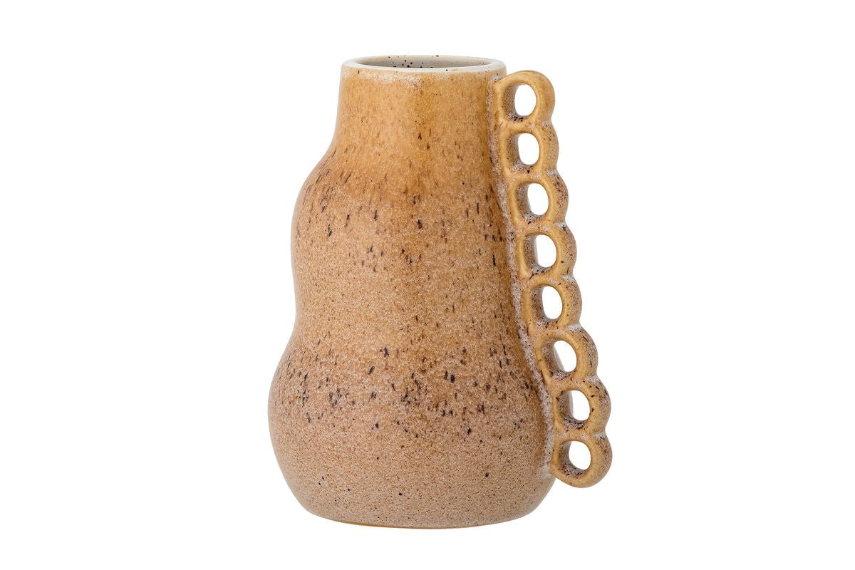 Vase „Zahra“ – Braunes Steingut