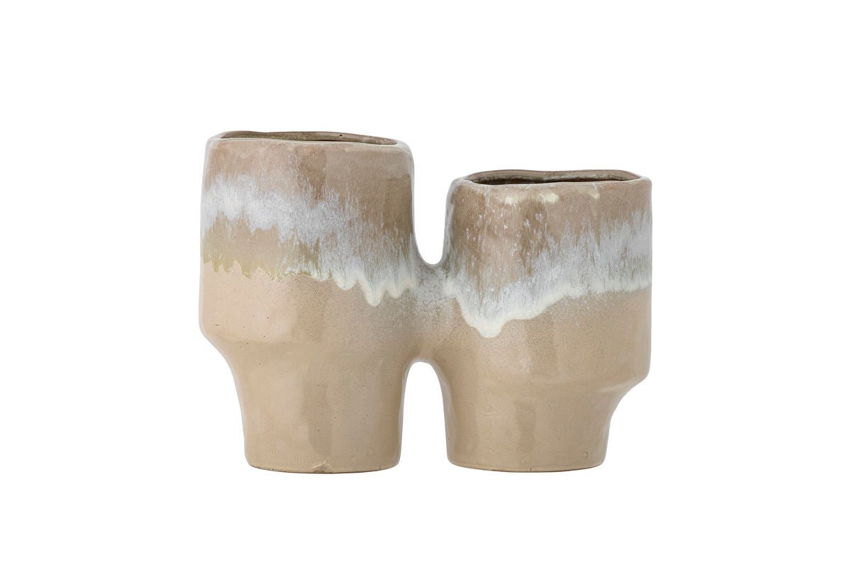 Flower Pot Doublepott – Glazed Stoneware