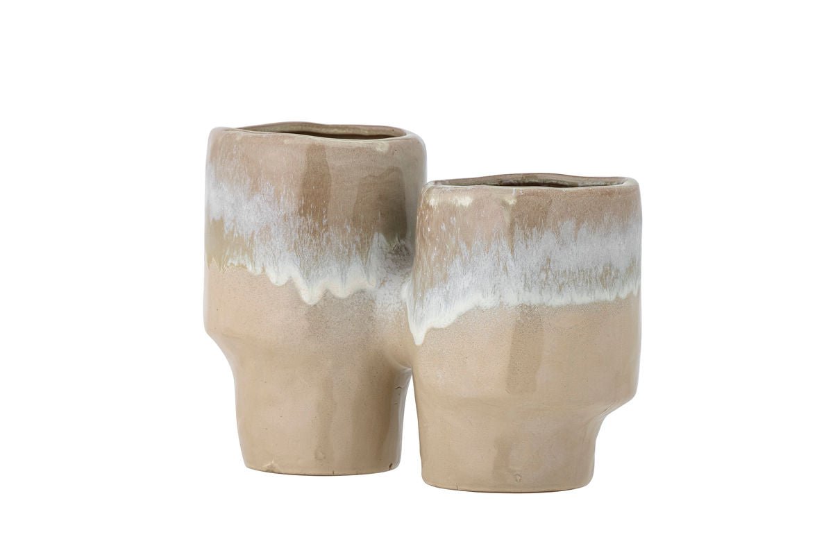Flower Pot Doublepott – Glazed Stoneware