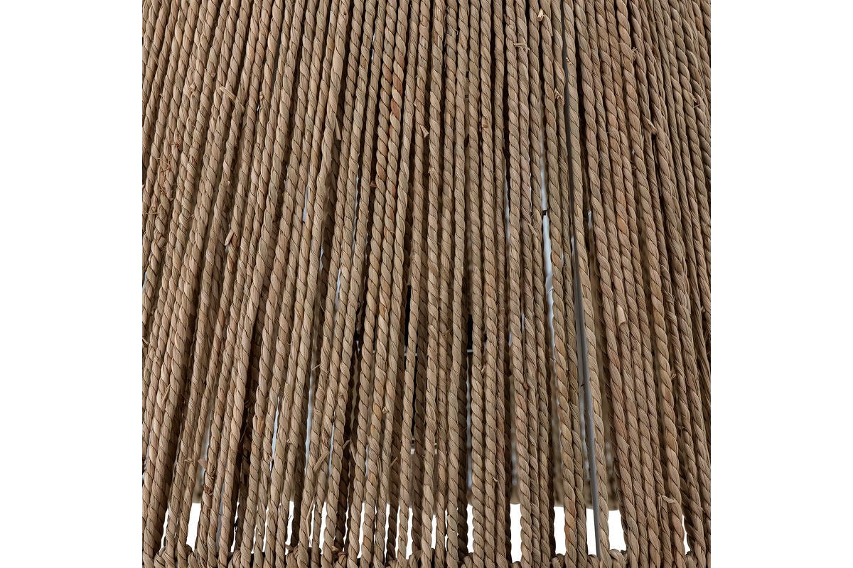 Table lamp Cocoahead - with jute cord