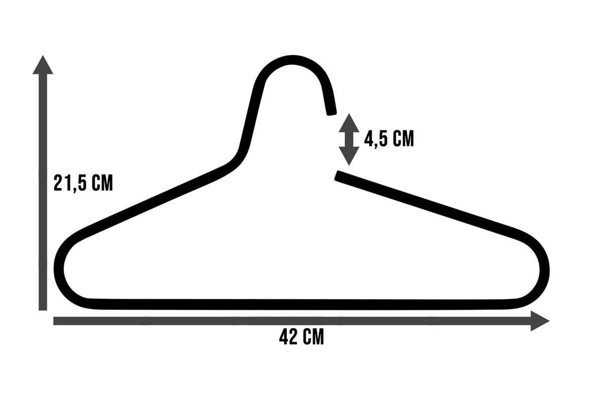 Kleiderbügel Neralo (5er-Set)