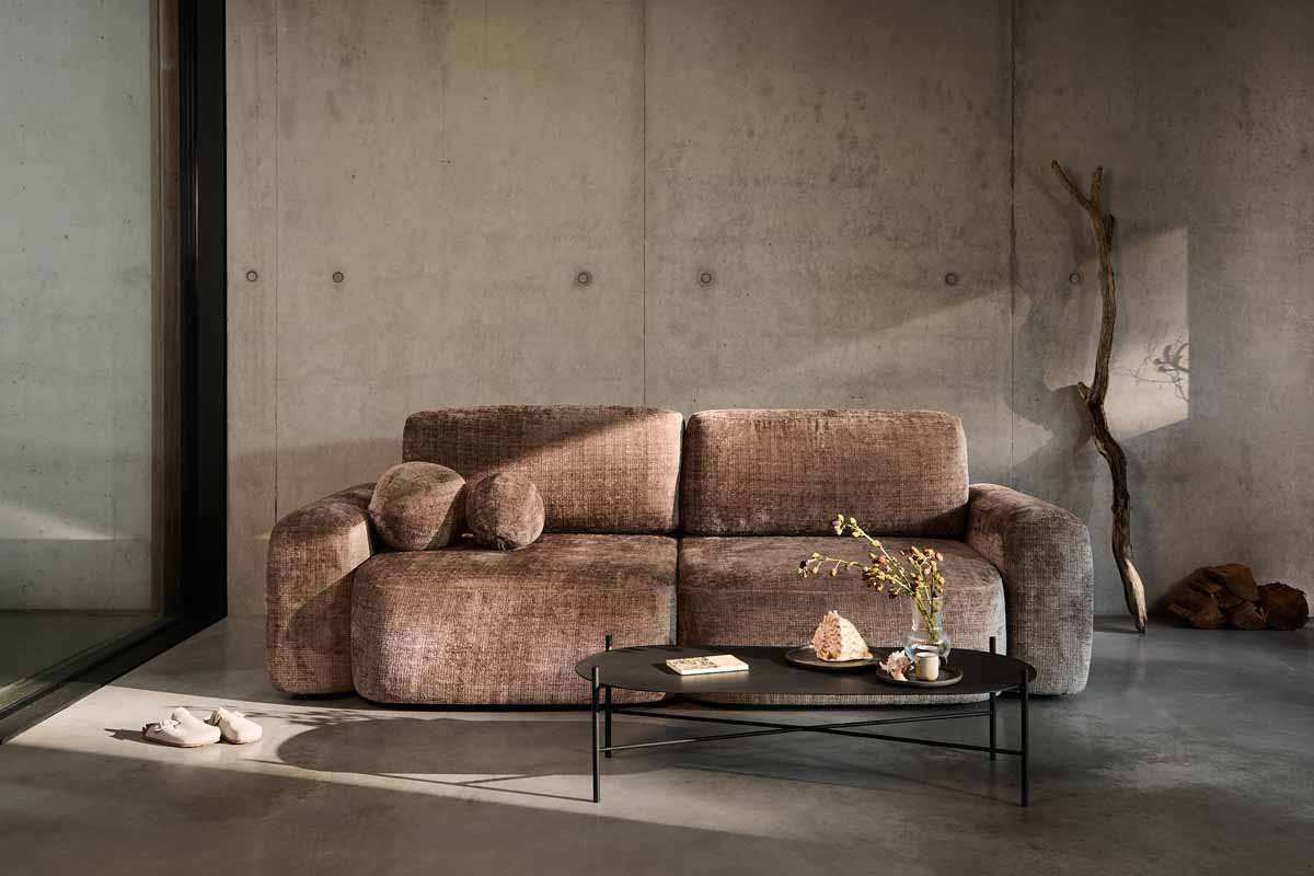 Designer Sofa Benevita mit Schlaffunktion und Bettkasten - Luxusbetten24