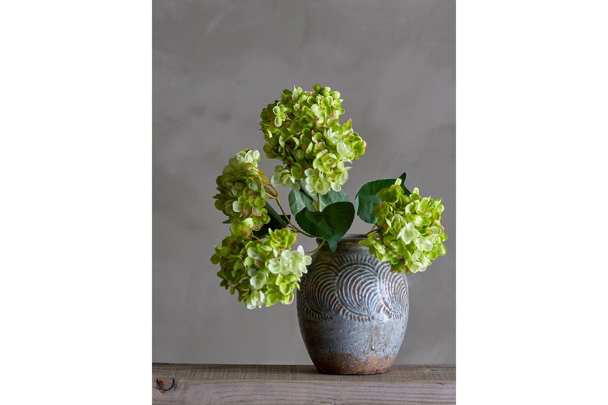 Vase „Lunara“ – Terrakotta in Grün