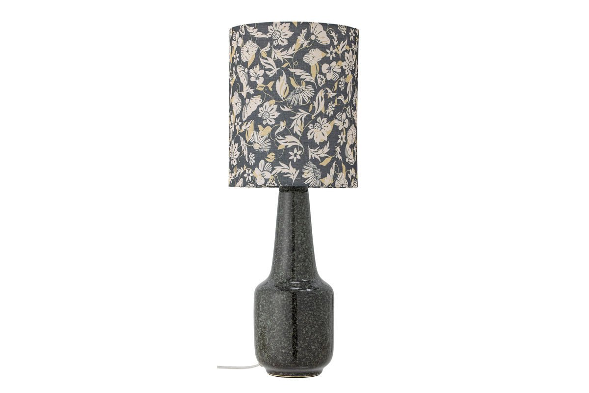 Table lamp Bloomi - with floral lampshade
