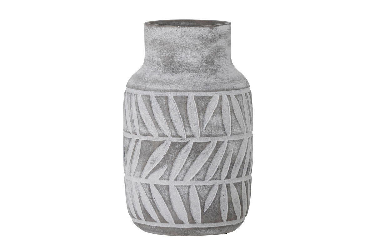 Vase "Gypsi" - gray dust effect made of ceramic