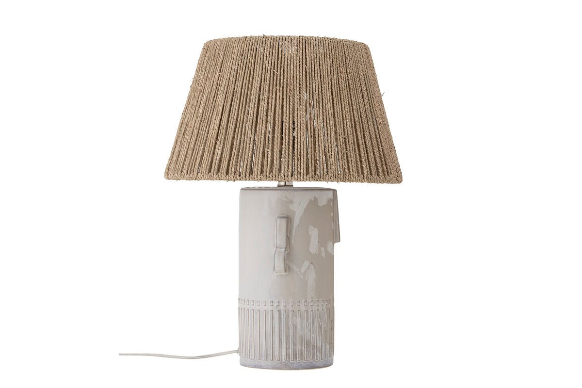 Table lamp Cocoahead - with jute cord