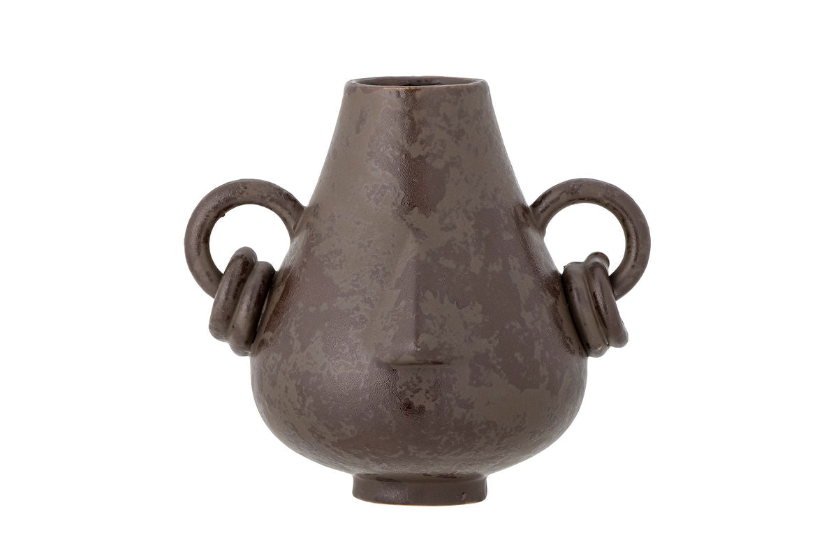 Vase "Liora" – Brown Stoneware